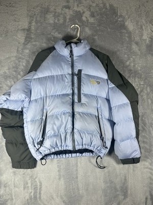 MOUNTAIN HARDWEAR Sub Zero Light Blue Quilted Down M 650 Expedition Puff Jacket