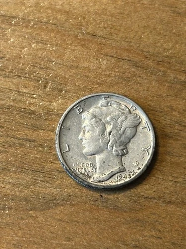 1945 Mercury Dime AU