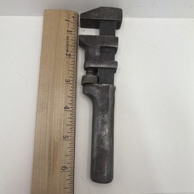 Coes Co. Worcester MA Steel Handle Adjustable Monkey Wrench. 6.5 
