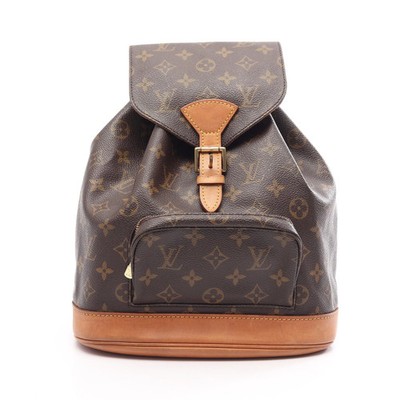 Louis Vuitton MM Backpack Brown PVC #RCB13190