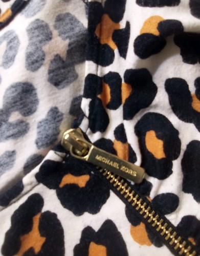 Michael Kors Blouse Women Casual Size Medium Color Leopard Print - Picture 5 of 7