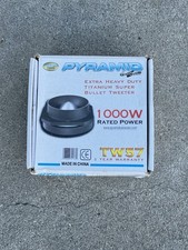 Tweeter Pyramid TW57 3 pulgadas Titanio Super Bullet Resistente 1000W
