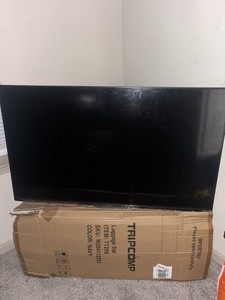 Black Flat-Screen TV (Television)