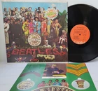 BEATLES Sgt Peppers Lonely Hearts Club Band LP in SHRINK +Insert -Tested VG+ *C6