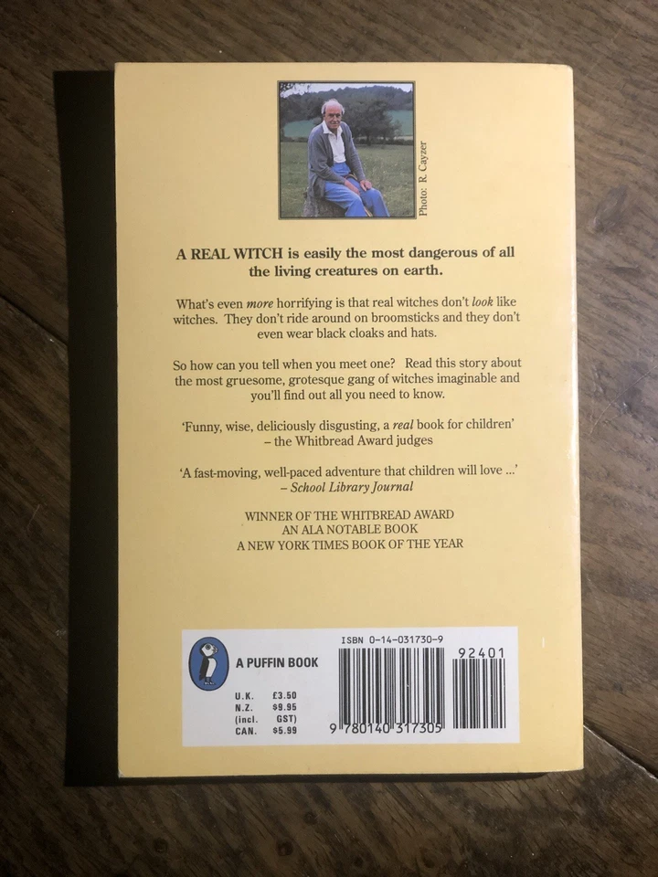 The Witches by ROALD DAHL - SIGNED BY AUTHOR Paperback Edition 1985 - Image 3 of 4