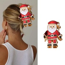 1Pcs Christmas Hair Clips for Women Metal 1 Count Pack of 1 , Multicolor