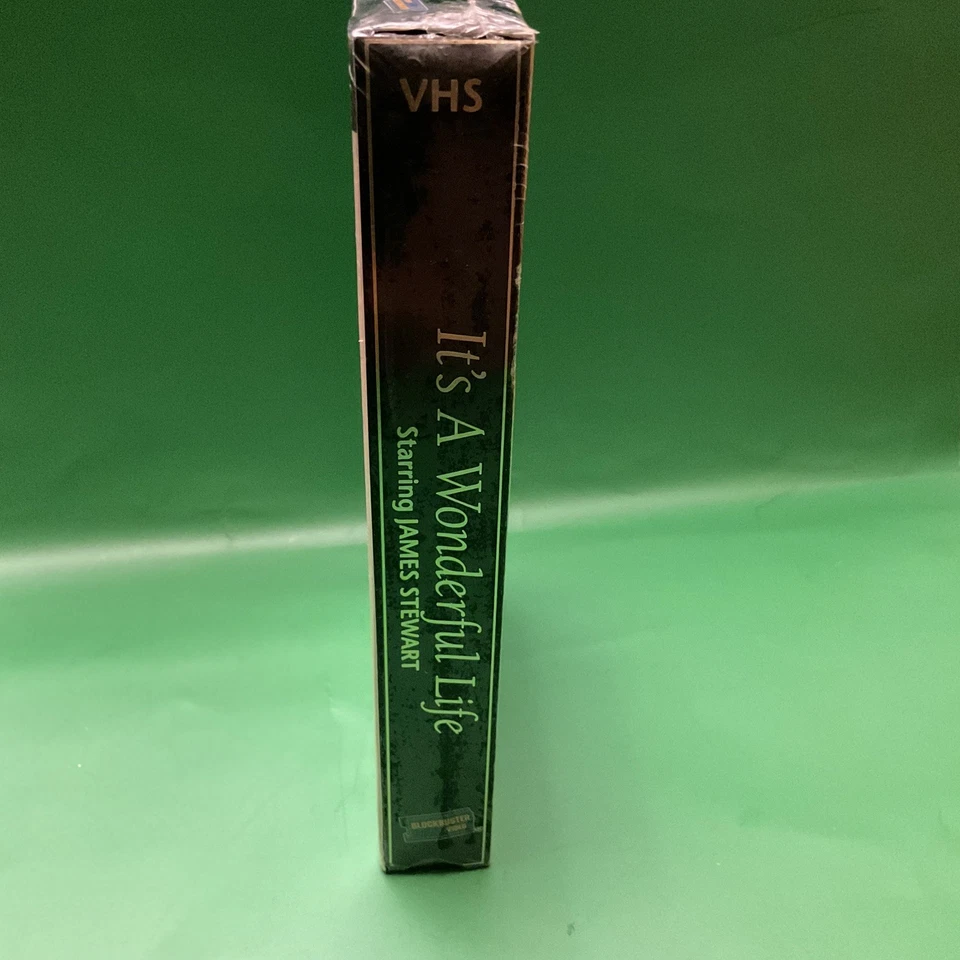 It’s A Wonderful Life Blockbuster Classics VHS 1992 Frank Capra Jimmy Stewart  - Image 3 of 4