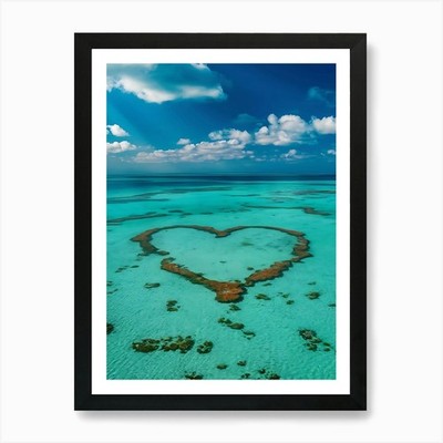 Great Barrier Reef Art Print Framed Wall Art Poster Canvas Print Picture