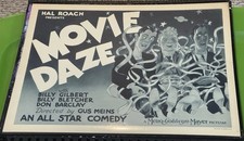Hal Roach Presents - Movie Daze 1934 All Star Comedy - Title Lobby Card
