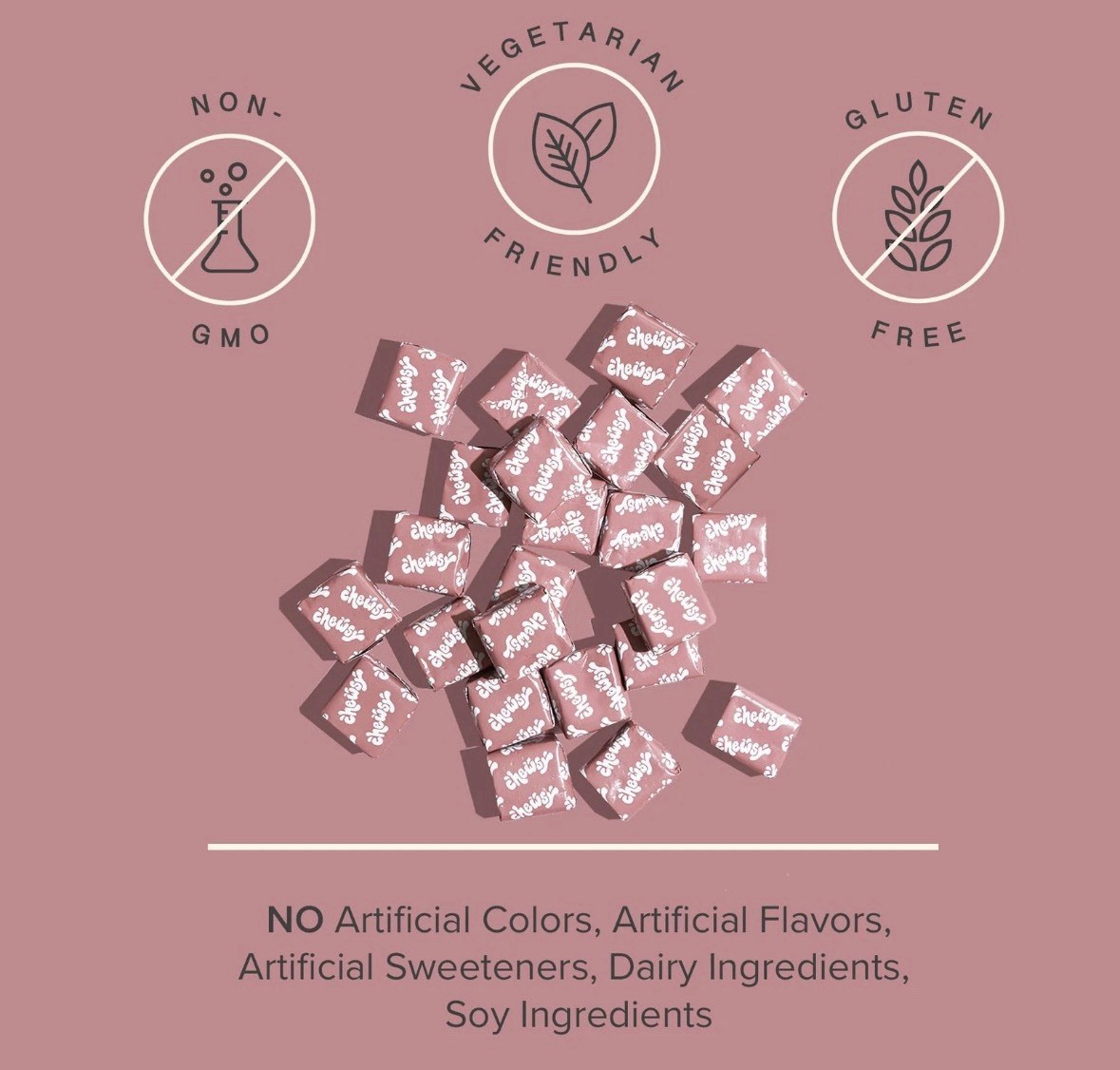 Chewsy Women's Multivitamin Fruity Chews 30 Count Nutritional Supplement Travel