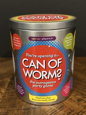 Can of Worm? Conversation & Debate Party Game, Thought-Provoking Discussion Card