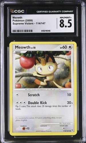 Meowth graded CGC 8.5 for sale on eBay