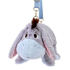 Japan Tokyo Disney Store Eeyore Multi-Pouch Plush Style Hands-Free Goods Pooh