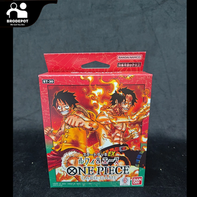 1 Box ONE PIECE CARD GAME STARTER DECK EX Luffy & Ace [ST-30] [JP