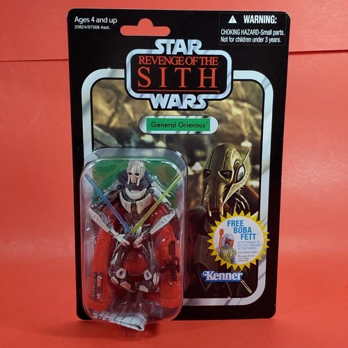 Star Wars 3.75" Vintage Collection TVC VC17 General Grievous ROTS Carded New