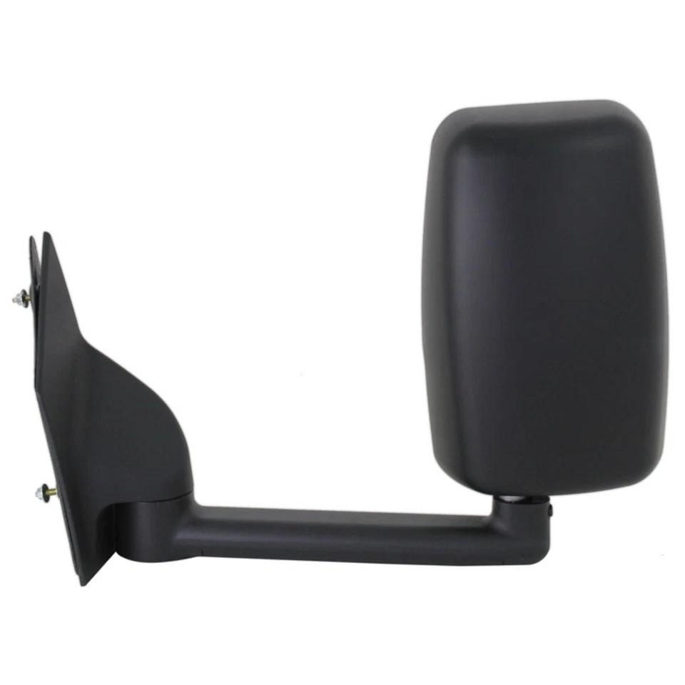 Par de espejos retrovisores manuales de remolque texturizados conductor pasajero para Chevy Express Savana 03-17 Foto 2 de 4