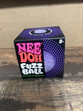Authentic Schilling NeeDoh Purple Fuzz Ball-The Velvet Squeeze, NIB, Sealed