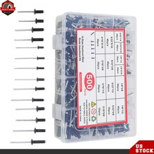 For indoor and outdoor use 500 × rivet kits 3/32" 1/8" 5/32" 3/16"(14 Size)