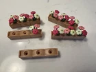Retired Vintage Playmobil 5300 Victorian Mansion Dollhouse Window Flower Bed Pot