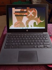 HP Chromebook 11A G8 EE Laptop 11.6" AMD A4-9120 4GB 32G good running nice clean
