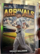 2025 Topps Finest - Arrivals Drake Baldwin #A-14 (RC)