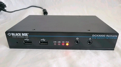 Black Box DCX3000-DVR KVM Matrix Switch - CX Digital Remote with Power Supply