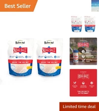 Gourmet 26 Ounce Real Salt Pouch, Unrefined Ancient Sea Salt with Trace Minerals