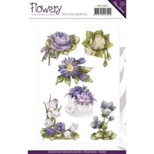 FLOWER Flowers Clear Unmounted Stamps Set Find It Trading PMCS10011 Flowery New