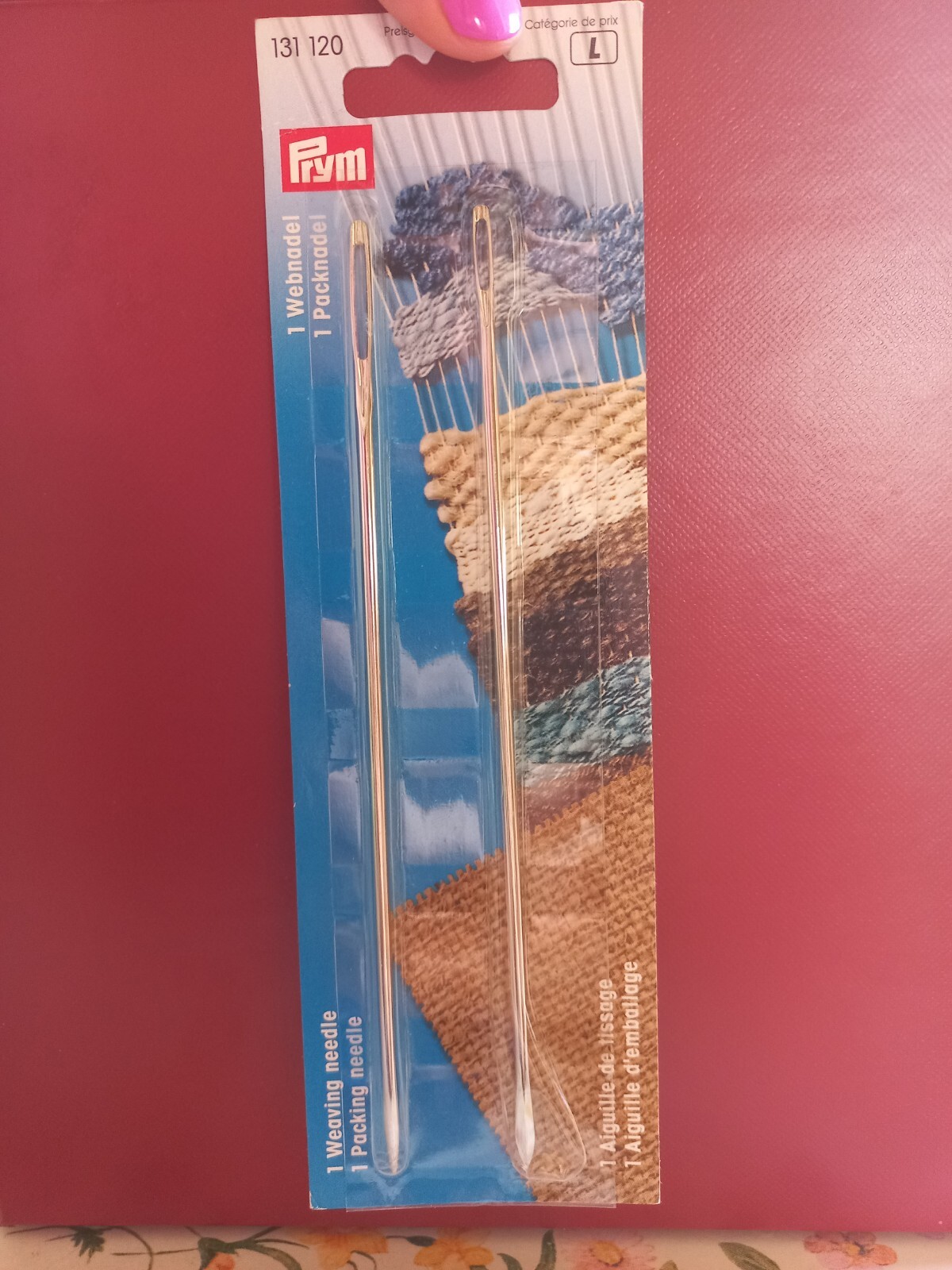 Prym Weaving & Packing Needles 150mm In Length - 131 120