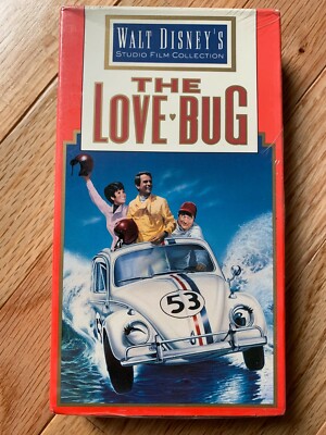 NEW VINTAGE WALY DISNEY'S THE LOVE BUG VHS ORIGINAL DEAN JONES SEALED FREE SHIPP