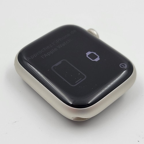 Apple Watch Series 7 3J411LL/A Cellular 45mm Starlight - Photo 3 sur 8