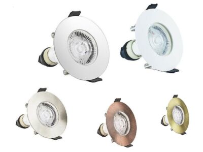 Integral Evofire Brandschutz GU10 Einbaustrahler, 70 mm Ausschnitt, IP65, - verschiedene Farben