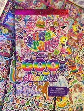 Lisa Frank Sticker Pads Over 600 Stickers 5 Sheets Lisa Frank