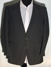 Towncraft Brand Size 40R Regular Gray Pinstripe Sports Coat Blazer Suit  Pants