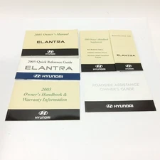 2005 Hyundai Elantra Factory Original Glovebox Owners Manual Book Portfolio