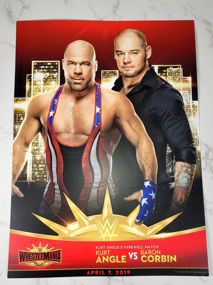 Kurt angle wrestlemania 35 sale
