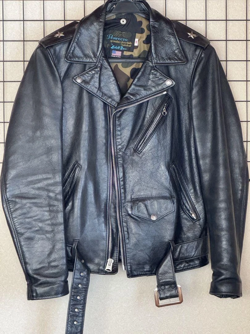 A BATHING APE (BAPE) Giacca A BATHING APE x SCHOTT NYC One Star Riders Taglia 36