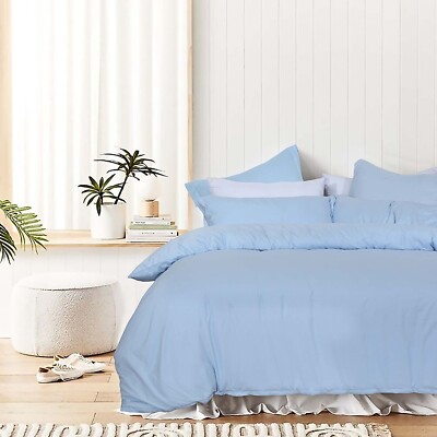 New Ultra Soft Doona Duvet Quilt Cover Set Single Double Queen Super King Size