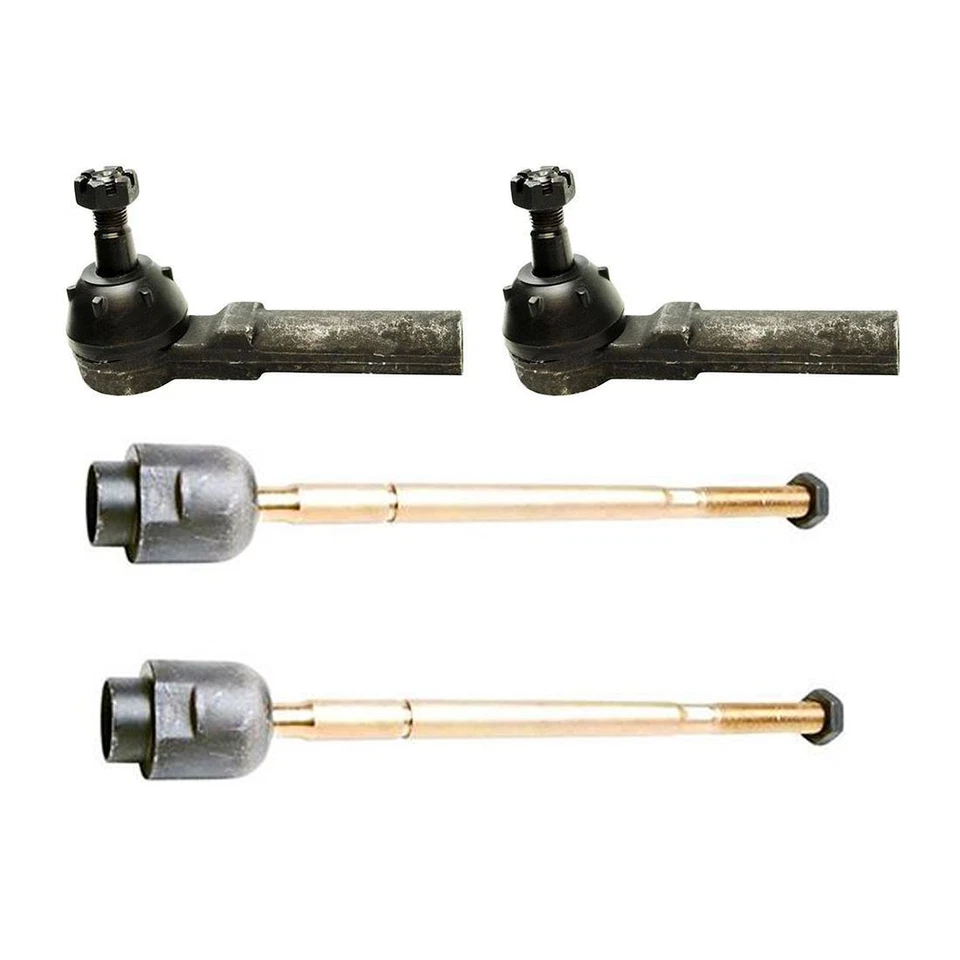 Extremos de varilla de amarre de dirección MEVOTECH 4 PIEZAS INTERIORES Y EXTERIORES para Dodge Omni 1978-1986 Foto 2 de 4