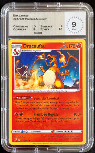 CARTE POKEMON - DRACAUFEU V 017/172 - STARS ETINCELANT OCCASION