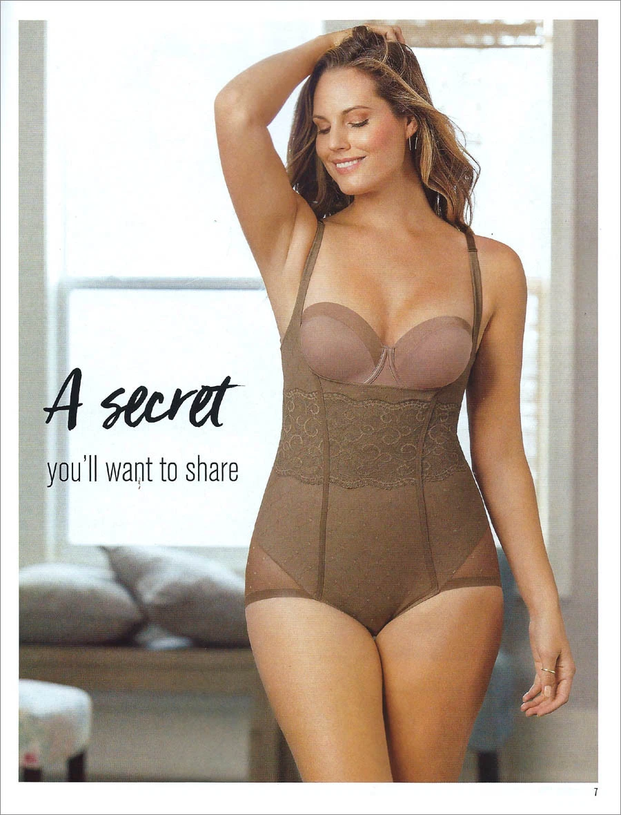 LEONISA Women's Shapewear & Lingerie CATALOG Spring 2018 big breasted  models