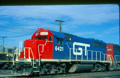GTW 6421 GP-40, Chicago, Il, 03/85; Kodachrome Original | eBay