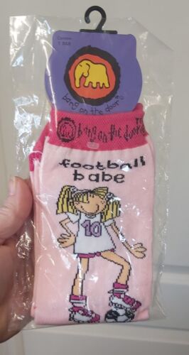Bang On The Door Football Babe Original 2004 Socks - Picture 1 of 4