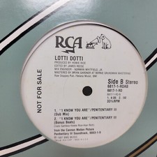 Lotti Dotti I Know You Are 12" Vinyl Record Single