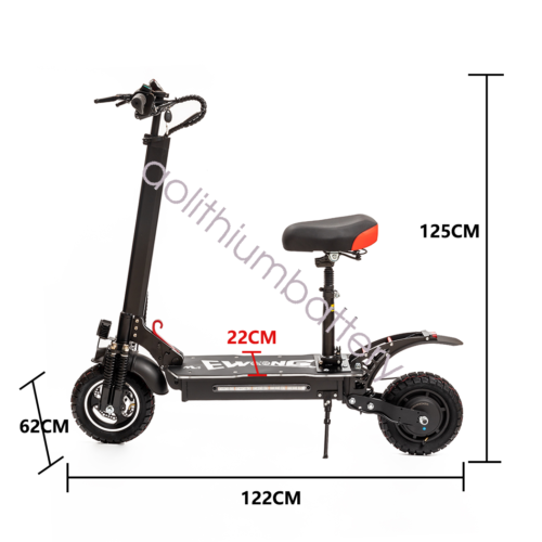 🚨1500W 2000W 55KM/H Electric Scooter 10" Foldable Off Road Travel Adult e-Bike - Picture 5 of 19