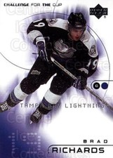 2001-02 UD Challenge for the Cup #80 Brad Richards