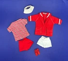 Vintage Mattel  1959-1962  Barbie #963 " Resort Set " Jacket Shorts Top & Shoes