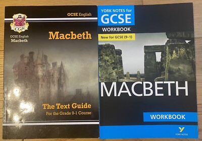 GCSE English Literature Macbeth Text Guide and Workbook (Set of 2 books)