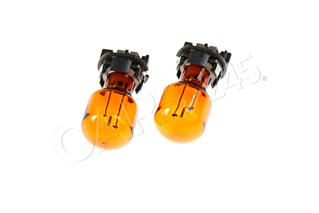 Genuine AUDI VW SKODA A1 Lamp Carriers With Bulb Yellow Glass PWY24W ...