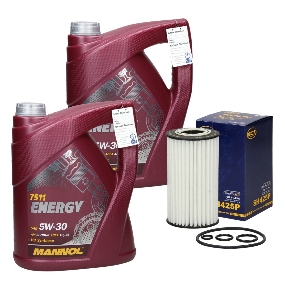 Inspektionspaket 10L Für Mercedes 229.51 5W30 SCT Luftfilter Ölfilter 11110967